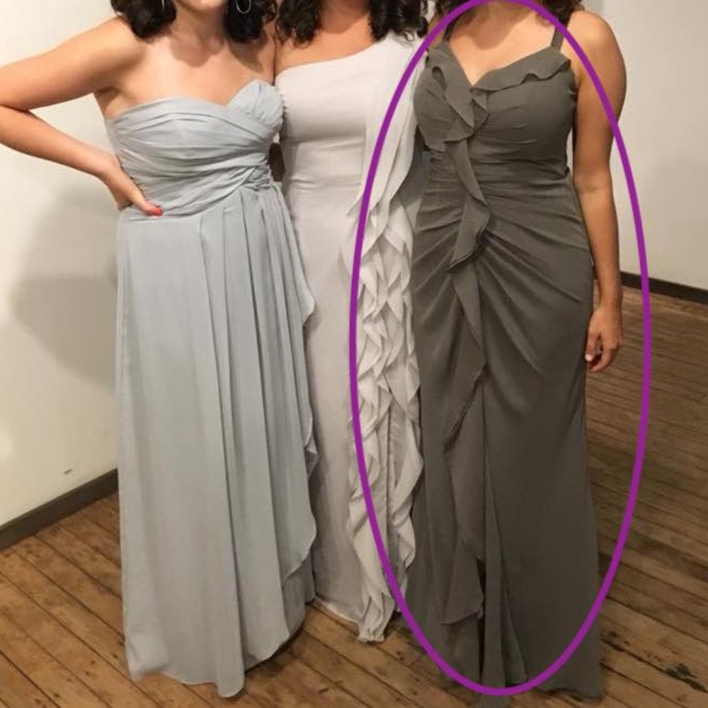 Vera Wang Gown VW360275 charcoal size 6